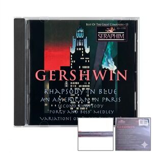 Gershwin‎ Rhapsody In Blue An American In Paris CD 1993 Sealed Vintage Classical